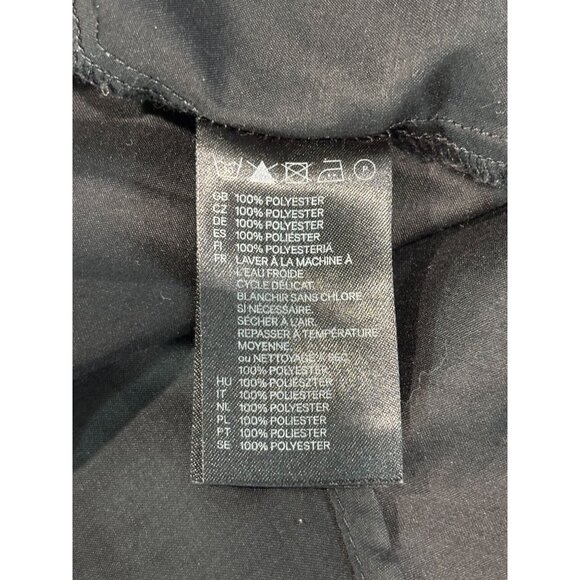 H&M Womens Black Embroidered V-Neck Tunic Size 16 Polyester - Picture 5 of 12